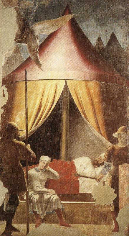 Piero della Francesca The Dream of Constantine oil painting picture